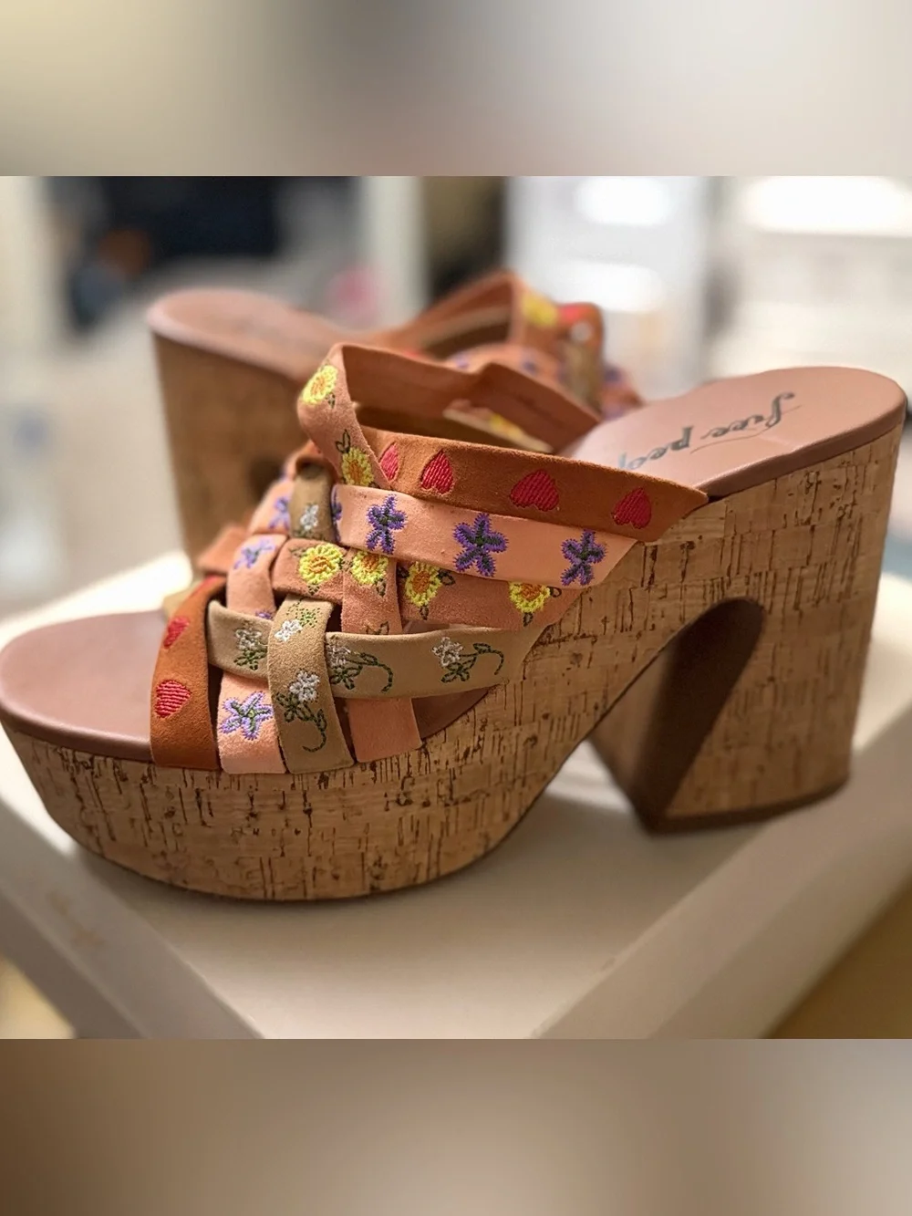 Free People Sandbar Platform - Lisbon Multi colorway